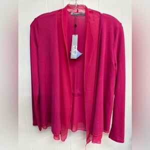 Arianna Pink Layered Cardigan NWT women’s small‎ / medium